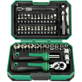 Faoyoon 39pcs ratcheting wrench set in a compact case for fast repairs