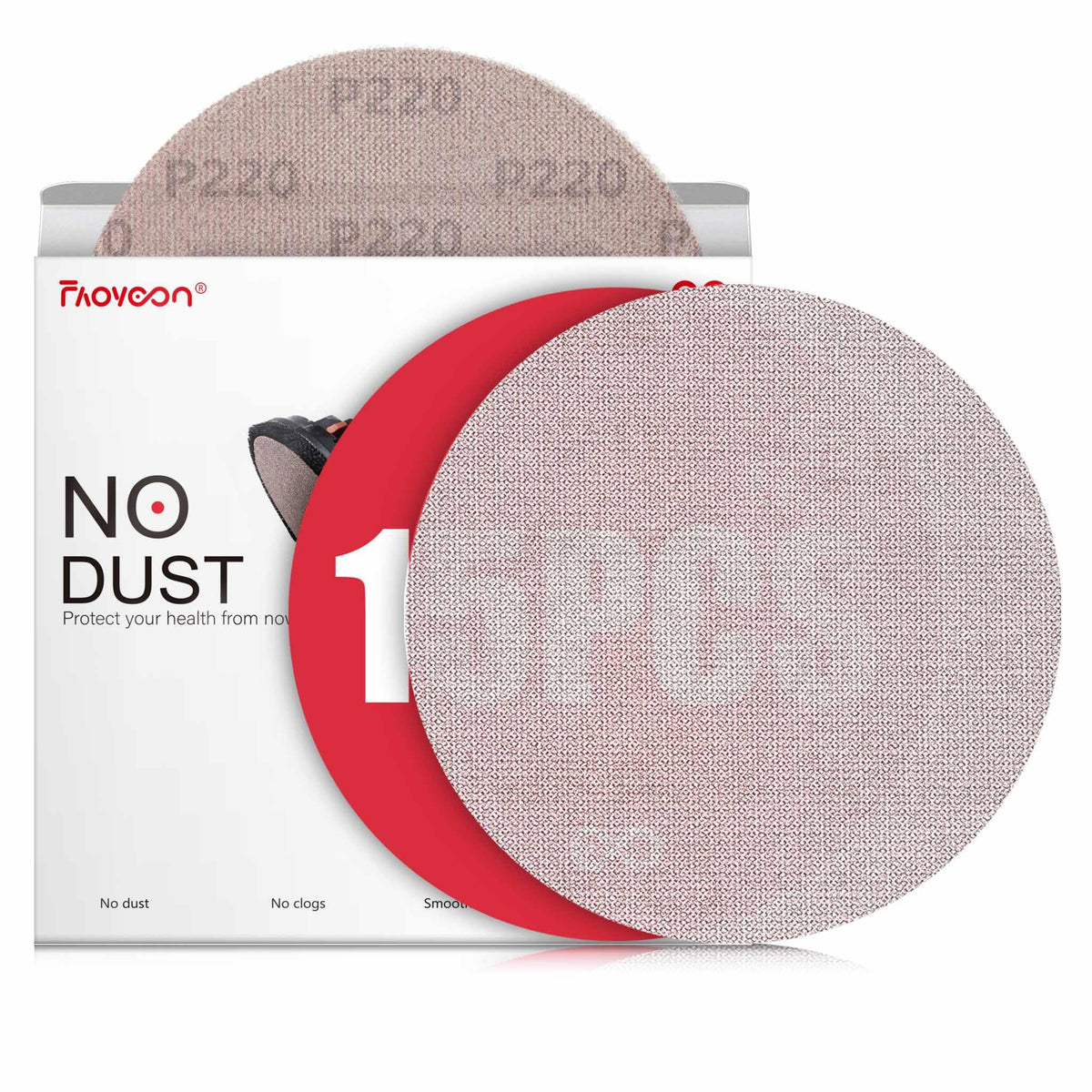 Faoyoon 9-Inch sanding disc 220 grit for drywall delivers cleaner sanding with less dust