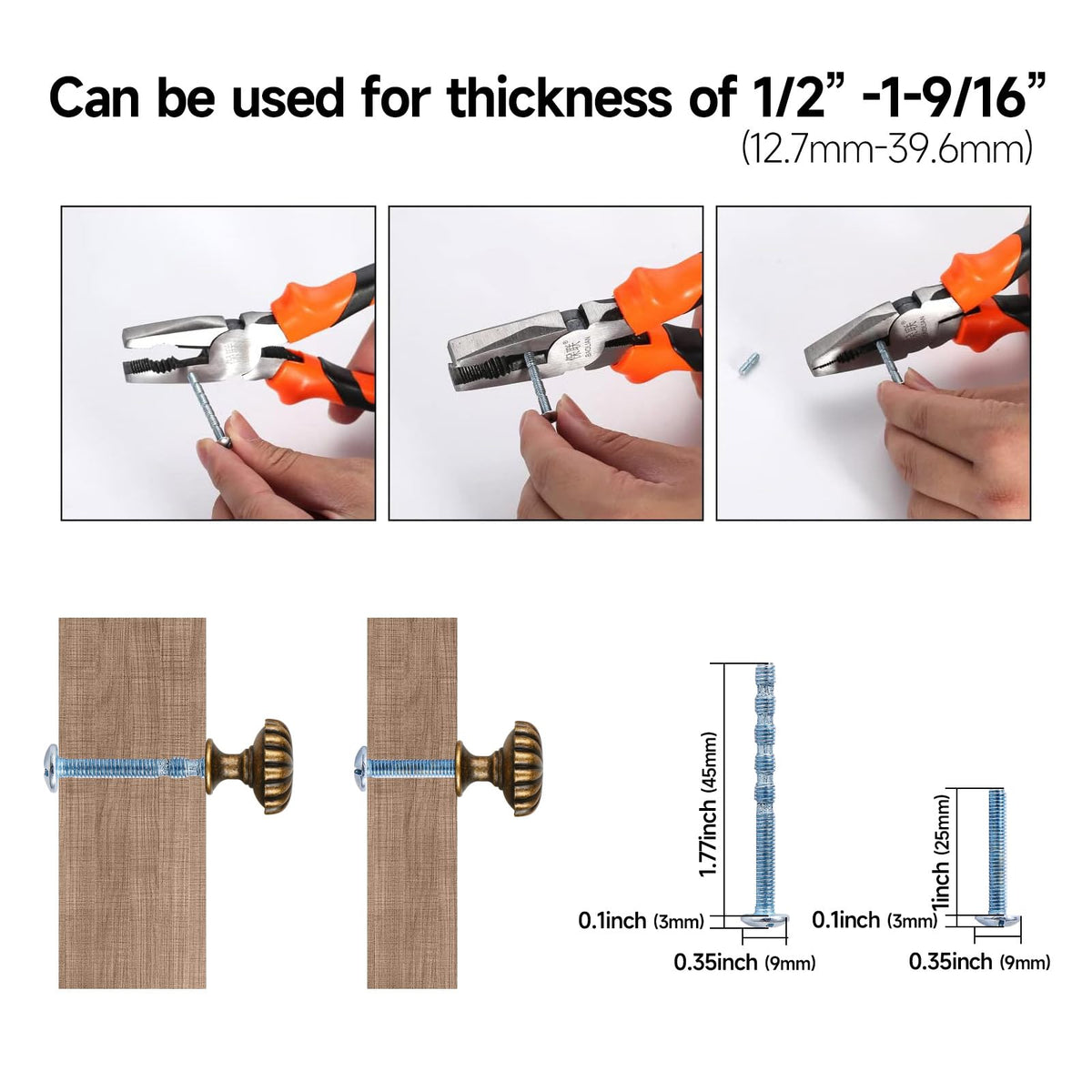 FAPUAL vintage-style knob complements wardrobes and dressers