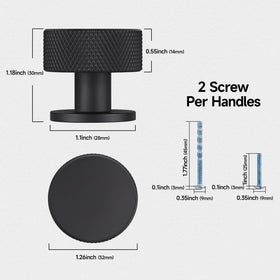 FAPUAL matte black cabinet pull 32mm for drawers adds modern flair and easy grip.