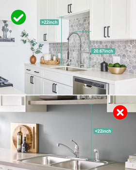 Fapully kitchen faucet close-up shows brushed nickel finish and craftsmanship.