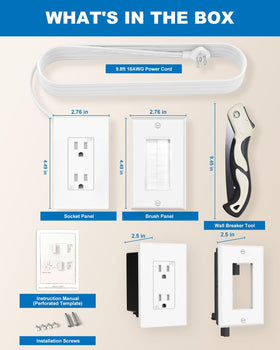 Farlaku quick, renter-friendly installation fits under 30 minutes.