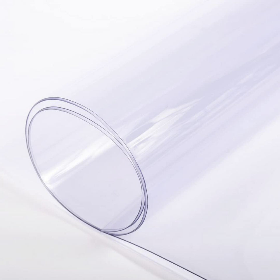 Farm Plastic Supply clear vinyl sheeting window covering with clarity and UV protection.
