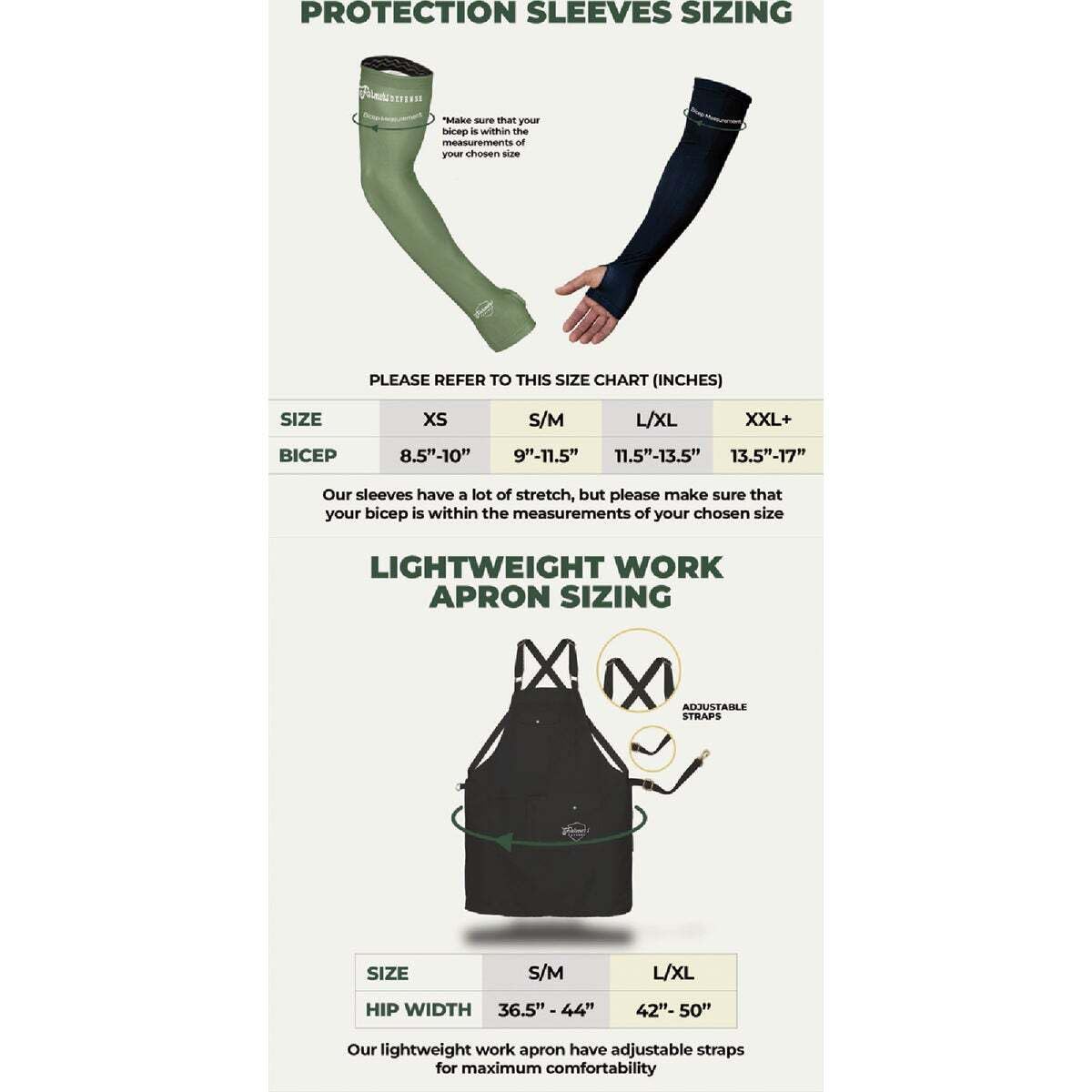 FARMER'S DEFENSE arm sleeves with UV protection shielding skin under bright sun