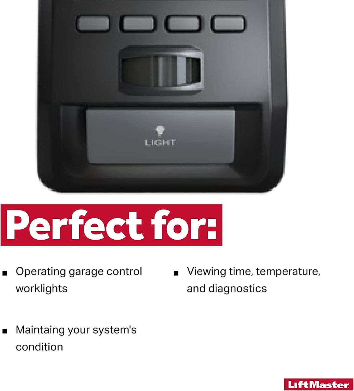 FAS 880LMW compatibility chart: LiftMaster MyQ and Security+ 2.0 support