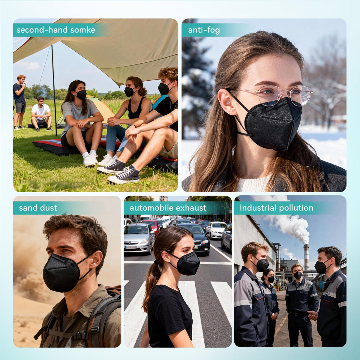FASAOH KN95 masks suitable for crowded places like malls and parks