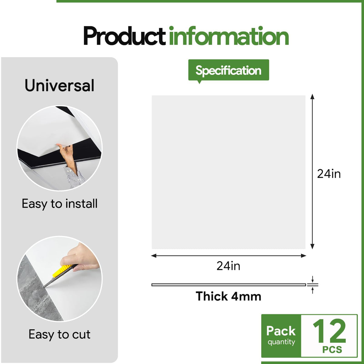 Fasarxiu white PVC ceiling tile, easy to clean in moisture-prone commercial spaces.