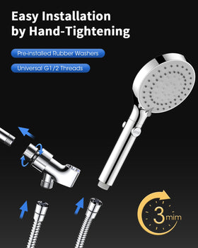 FASDUNT brass swivel joint enhances durability and leak resistance.