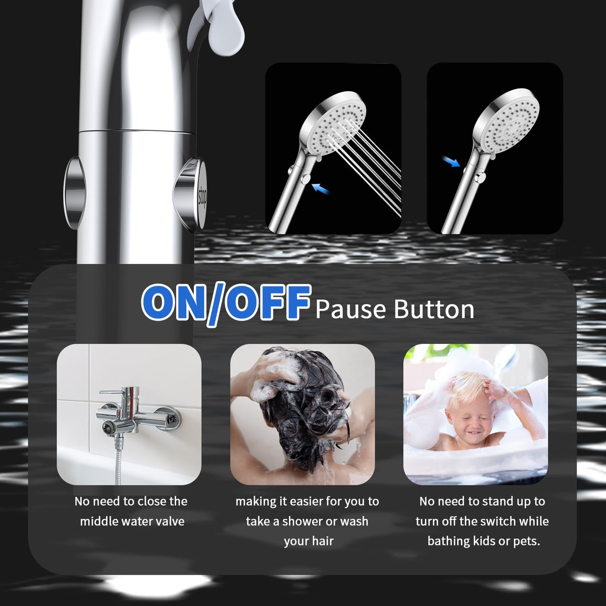 FASDUNT self-cleaning silicone nozzles prevent grime buildup in minutes.