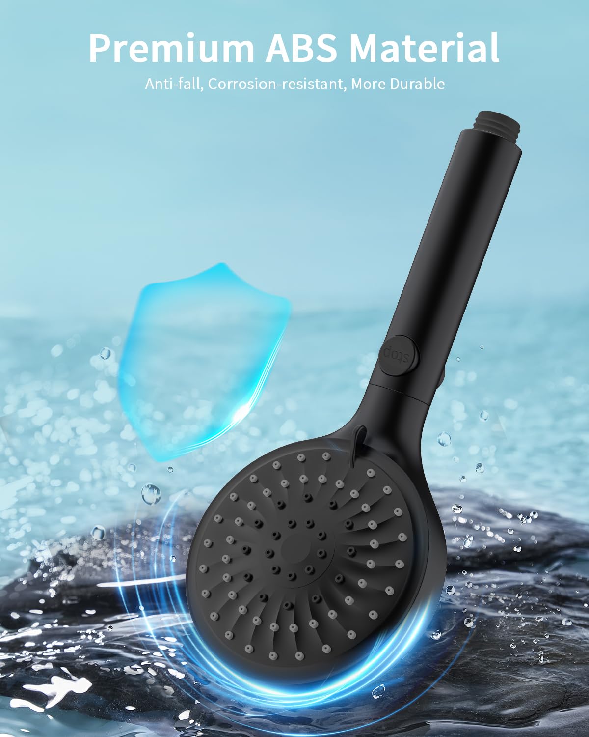 FASDUNT anti-clog design keeps water flow steady during daily use