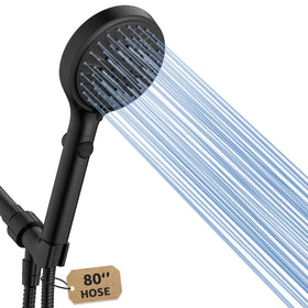 FASDUNT handheld shower head offering versatile spray options for enhanced daily showers