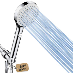 FASDUNT showerhead with five spray modes for customizable daily showers.