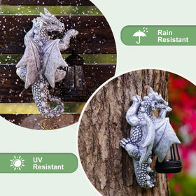 fashionoda dragon tree hugger resin detail captures dragon-scale textures