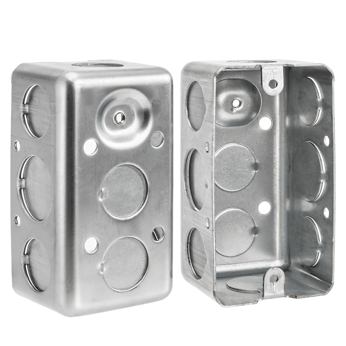 Fasmov 13 cu in capacity junction box supporting multiple connections in compact space.