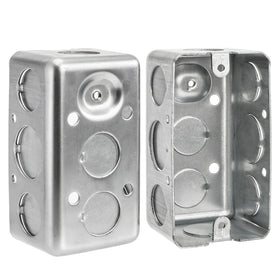 Fasmov 13 cu in capacity junction box supporting multiple connections in compact space.