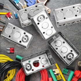 Fasmov boxes suitable for use in 2-hour fire rated walls for durability.