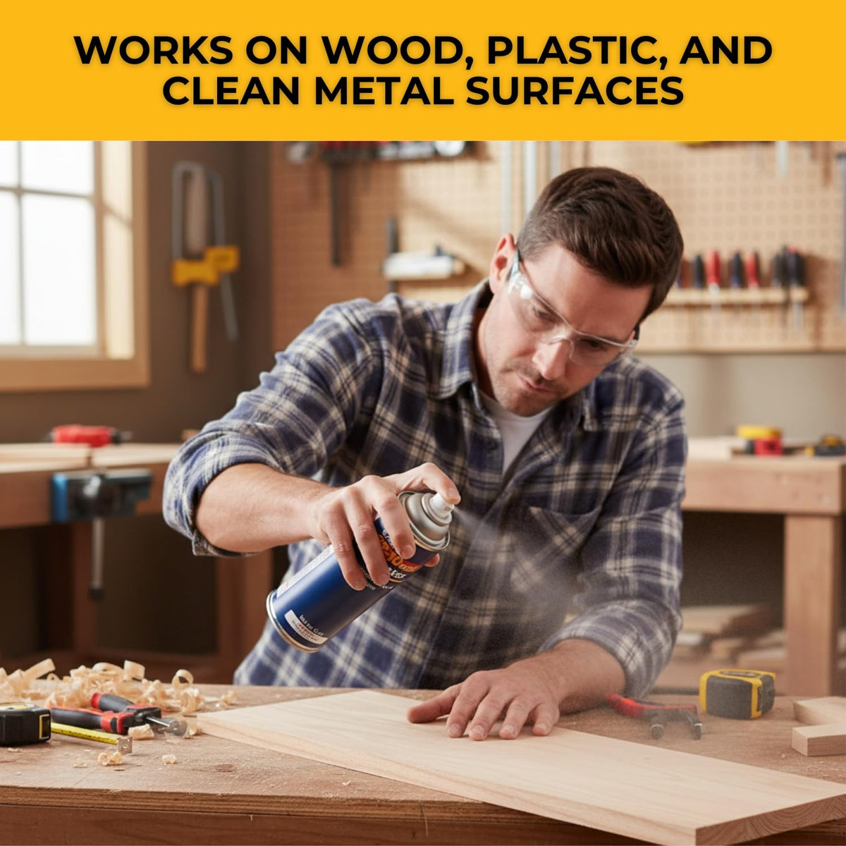 FastCap 98209 2P-10 adhesive bond forms a strong joint without clamps.