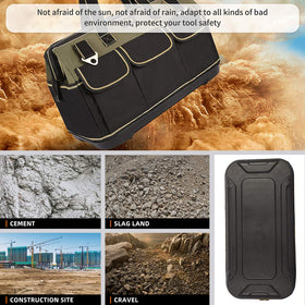 FASTECH waterproof molded base keeps tools dry and protected on uneven surfaces