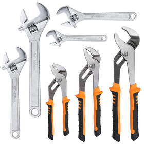 FASTORS 7-pack set with wrenches and pliers for versatile home repairs
