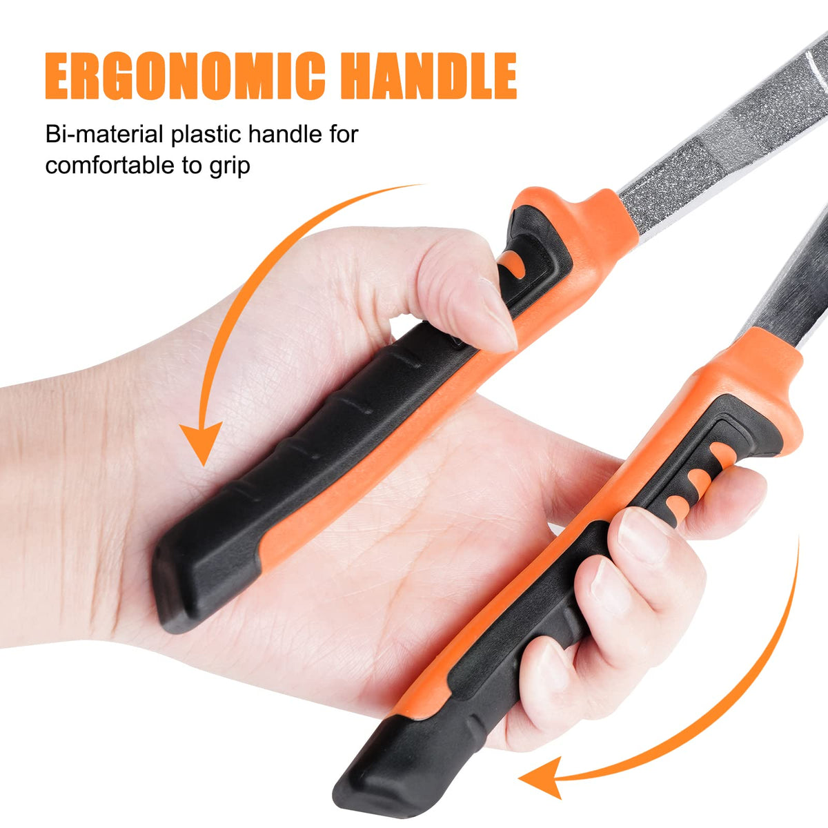 FASTORS 10-inch tongue-and-groove pliers demonstrating ergonomic handle