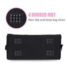 FASTPRO 14in pink tool bag 600D polyester for durability.