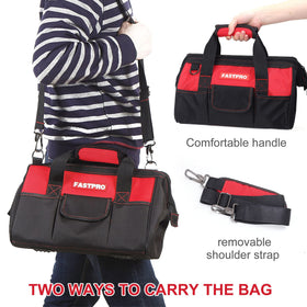 FASTPRO Adjustable Shoulder Strap enhances comfort during long wear.