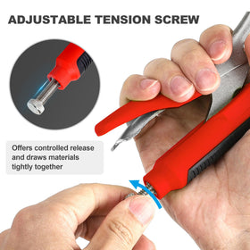 FASTPRO anti-pinch grip provides comfortable, non-slip operation during tasks.