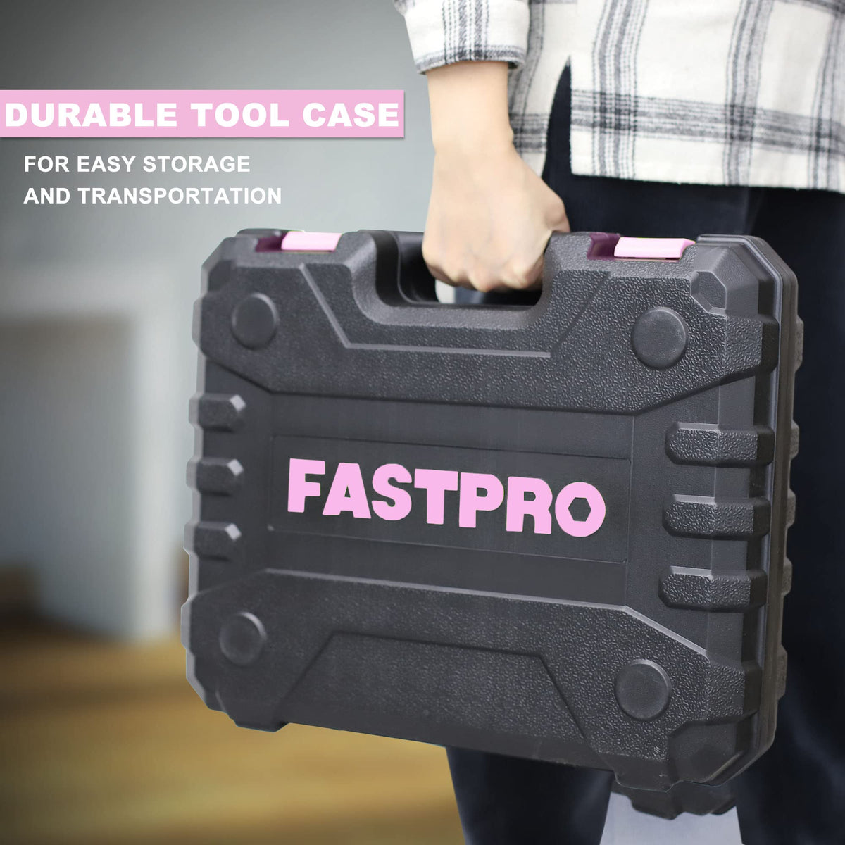 FASTPRO carbon-brush drill may show visible sparks during operation.