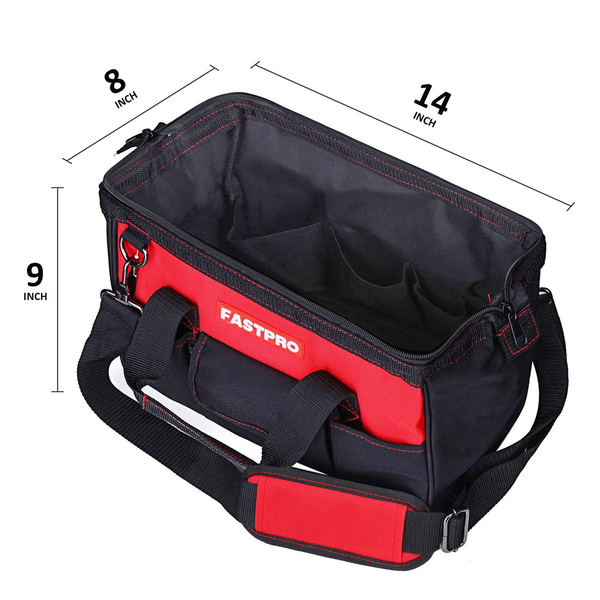 FASTPRO Classic Black and Red Design adds stylish practicality.