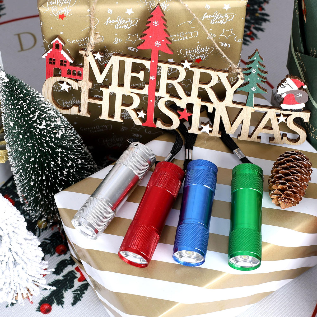 FASTPRO flashlights color variants for team, camping, or emergency kits.