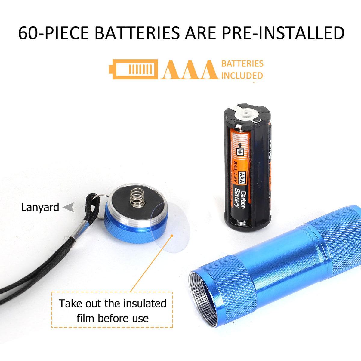FASTPRO durable aluminum flashlights designed to withstand drops