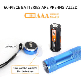 FASTPRO durable aluminum flashlights designed to withstand drops