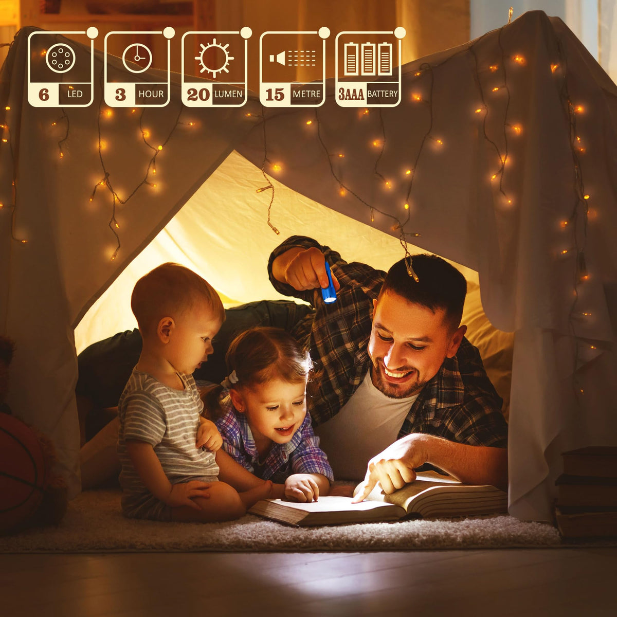 FASTPRO flashlights with lanyards ready for easy grabbing during activities