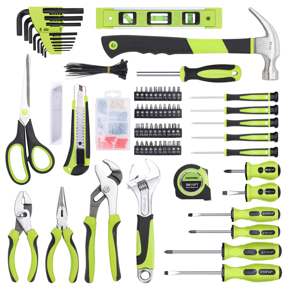 FASTPRO groove joint pliers for versatile gripping across sizes.