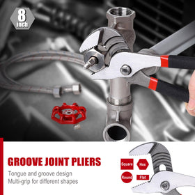 FASTPRO long-nose pliers tip focused for precision gripping in tight spots.
