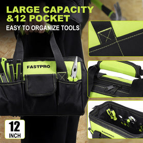 FASTPRO magnetic screwdriver holder keeps bits organized and accessible.