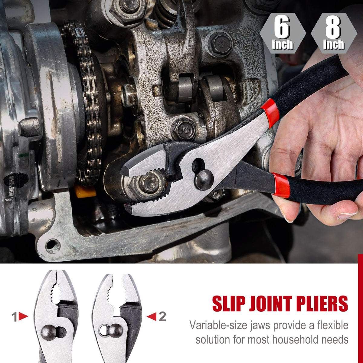 FASTPRO mini long-nose pliers for precise access in tight spaces.
