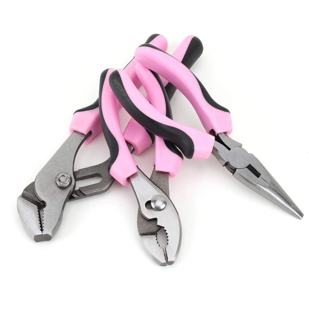FASTPRO Pink Tool Set adjustable wrench handling varied fasteners