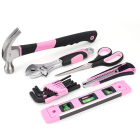 FASTPRO Pink Tool Set long nose pliers reaching tight spaces