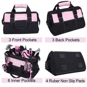 FASTPRO Pink Tool Set screwdriver bits for flexible fastening options