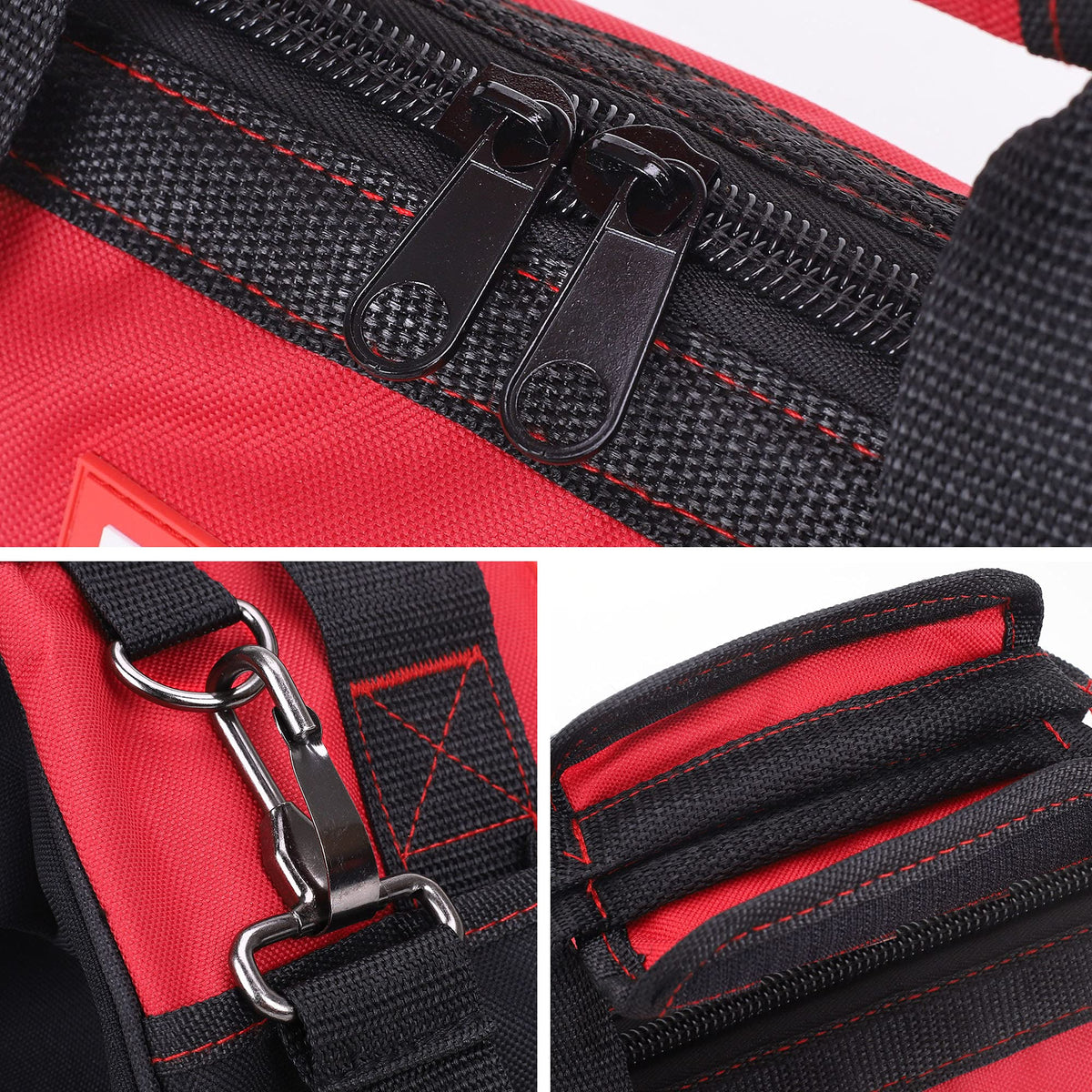 FASTPRO Twelve-Pocket Organization keeps tools neatly separated and accessible.