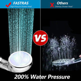 FASTRAS LED shower head PTFE tape ensures easy installation and leak prevention.
