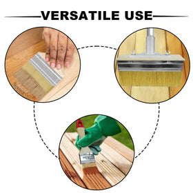 Fatmass deck kit shows use on wood, fence, furniture