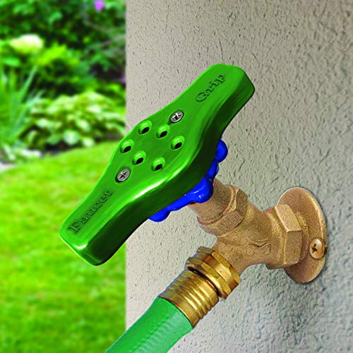 Faucet Grip Two Pack features large holes for sprinkler keys