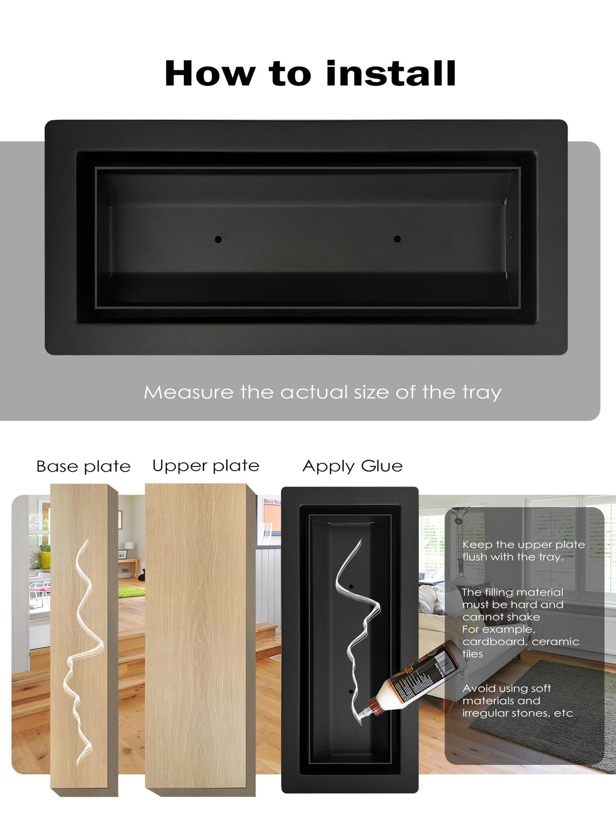 Fauvip installation template simplifies DIY cut-and-fit for a seamless look.