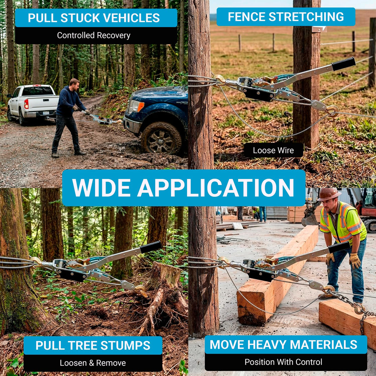 Favorite-Trade Come Along reliable tool for heavy load pulling
