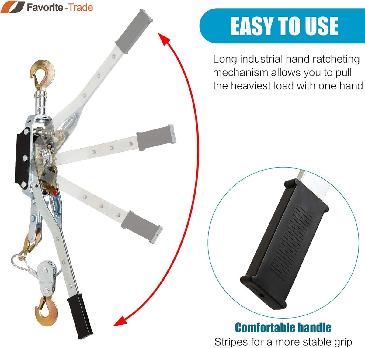 Favorite-Trade Come Along with three hooks supports secure anchoring