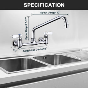Favorpo 360 degree swivel spout eases cleaning and access