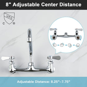 Favorpo brass construction ensures durability and safe water use
