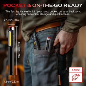 Favourlite pen light pocket-sized design fits in a nurse kit or small bag